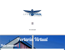 Tablet Screenshot of lifecontrol.com.br
